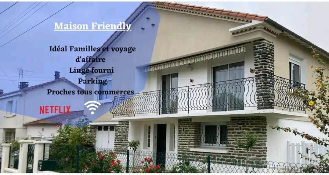 -Comme A La Maison- Jardin, Veranda, Ideal Familles Et Business Ньор Экстерьер фото